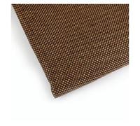 Tissu en maille classique vintage pour haut-parleur - Grille acoustique épaisse pour réparation des haut-parleurs, audio Hi-Fi et restauration de cabinet (BlackBrown (75 x 50 cm))