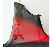 Tissu en maille extensible en polyester de 1 mètre x 1,5 mètre, tulle doux, tissu en filet ombré pour la scène caméra espionne