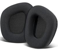 Tissu en Maille Mousse Coussin Coussinets pour Corsair Void/Void v2/Void Pro/Void Elite/Surround Wired & Wireless RGB RGB USB Gaming Casques, Coussinets avec Mousse Isolante Contre Le Bruit