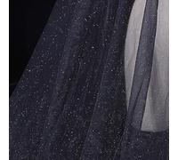 Tissu en organza à coudre - 200 cm x 160 cm - Vendu au mètre - Tissu décoratif à coudre - Tissu léger et brillant à paillettes - Organza - Tulle pour vêtements, décoration, rideaux, nappes, écharpes -