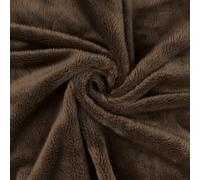 Tissu en peluche à poils courts de 5 mm à coudre en fibre de polyester non élastique doux et lisse for couverture DIY(37,150x100cm)