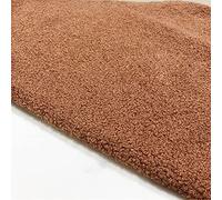 Tissu en peluche Tissu en velours Teddy de haute qualité résistant à l'usure Matériel artisanal en laine d'agneau imitation pour DIY Patchwork Bricolage Artisanat Vêtements jouets 16(Color:Brun clair)