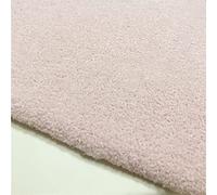Tissu en peluche Tissu en velours Teddy de haute qualité résistant à l'usure Matériel artisanal en laine d'agneau imitation pour DIY Patchwork Bricolage Artisanat Vêtements jouets 16(Color:rose clair)