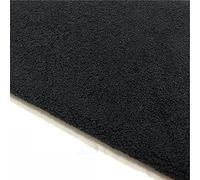 Tissu en peluche Tissu en velours Teddy de haute qualité résistant à l'usure Matériel artisanal en laine d'agneau imitation pour DIY Patchwork Bricolage Artisanat Vêtements jouets 160 *(Color:le noir)