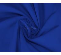 Tissu en polycoton uni bleu roi pour couture, artisanat, couture, matelassage | 115 cm de large | Longueur prédécoupé 3 m