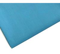 Tissu en polycoton uni bleu sarcelle - 112 cm de large - 40+ couleurs (bleu sarcelle, 3 mètres)