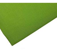 Tissu en polycoton uni vert citron - 112 cm de large - 40+ couleurs (vert citron, 2 mètres)
