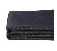 Tissu en polyester pour haut-parleur améliore la transmission du son et ajustement universel avec divers appareils auditifs (2 m x 1,5 m, noir)