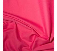 Tissu en popeline en polycoton uni - Cerise (prédécoupé - 1 m - 150 cm x 100 cm)