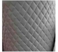 Tissu en simili cuir matelassé PVC Tissu simili cuir imperméable Cuir matelassé Coussin rembourré Rembourrage en lin Rembourrage avec point de diamant(Gray,1.6x2m)