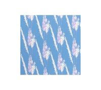 Tissu en toile imprimée de la gamme Made by Me - vendu au mètre(...) - Herbe De la pampa bleu