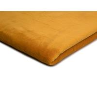 Tissu en tricot pelucheux lisse double face, nounours, 50x160 cm (Miel)