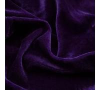 Tissu en velours écrasé au mètre - 2 m x 155 cm - Violet - Tissu décoratif au mètre - Pour rideaux, nappe, housse de canapé
