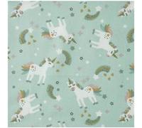 Tissu enfant coton Licorne Bleu vendu par 50 cm(...) - Celadon Multicolore Celadon Multicolore G