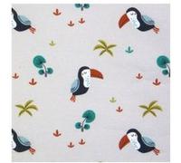 Tissu enfant coton Perroquet Toucan Exotique vendu au mètre(...) - Lin Clair ecru Lin Clair ecru G