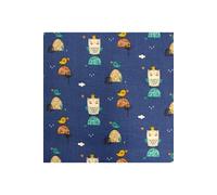 Tissu enfant coton petites reines vendu au mètre(...) - Bleu