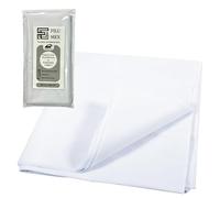 Tissu entoilage thermocollant blanc 100 x 200 cm. Idéal pour renforcer les plis et les tissus. Entoilage adhésif pour fer à repasser avec doublure légère et fusible. Parfait pour les projets de