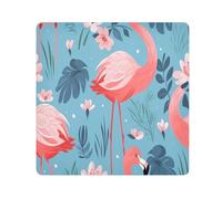 Tissu enveloppant pour appareil photo, motif flamant rose, carrés magiques autocollants pour objectif d'appareil photo, protection anti-rayures, sac de maquillage, 35,1 x 35,1 cm, Multicolore,