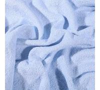 Tissu Eponge Premium 400 g/m² Bleu ciel - Par 50 cm