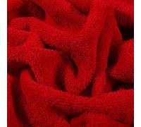 Tissu Eponge Premium 400 g/m² Rouge hermes - Par 50 cm