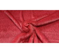 Tissu FAUSSE FOURRURE SUPER LUXE Matériel - Long Pile Cherry - 1Mtr - 150cm x 100cm