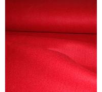 Tissu feutrine Largeur 180cm Epaisseur 2mm - vendu au mètre/ Rouge - Avenue des Tissus