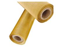 tissu filtrant Écran en maille de cuivre et laiton, 6/20/50/100/150/200/250 mailles, filtre en fil métallique tissé, outil de protection de signal en laiton(20 Mesh 1.1mm)