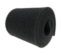 Tissu filtrant multi-tailles en coton bio haute densité purification bassin à poissons matériau bio-filtrant épais tampon filtrant noir (500 x 1000 x 40 mm, 25PPI pores L)