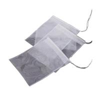 tissu filtrant Sachets de thé réutilisables en nylon transparent, 500 pièces, sachets de thé vides, sachets de thé en vrac avec cordon, sachet filtre à thé scellé(8 x 10 cm)