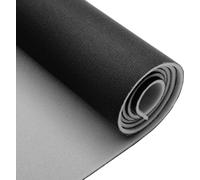 Tissu Garniture Toit Voiture 70" L X 48" L Pour Voiture Camion Rv Suv Intérieur Automobile Garniture Diy Réparation Toit Remplacement Mousse Soutien Tissu Maille Respirant Noir