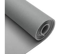 Tissu Garniture Toit Voiture 70" L X 60" L Voiture Camion Rv Suv Intérieur Automobile Garniture Diy Réparation Toit Remplacement Mousse Support Tissu Maille Respirant Gris Foncé