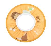 Tissu imperméable Bonnet de shampoing pour bébé Élastique Douche pour enfants Chapeau de protection de bain Imprimé de dessin animé Couleurs vives Rose Vert Bleu Jaune 12 cm (Modèle singe jaune)
