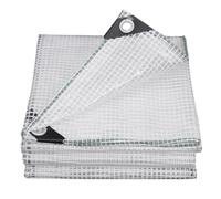Tissu Imperméable Transparent, Auvent Pare-soleil Blanc Épais et Charnu, Tissu Anti-pluie for Balcon Extérieur, La Taille Peut Être Personnalisée(9.2x9.2ft/2.8x2.8m)