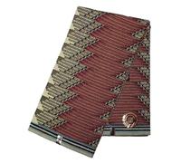 Tissu imprimé de cire africaine - Cire africaine - Ankara - Impression batik - Ghanaian - Nigérian - Tissu d'Afrique de l'Ouest - Pagne africain - Pièce de 5,7 m