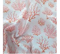 Tissu jacquard tissé teint polyester 215 g/m² collection CORAIL rose