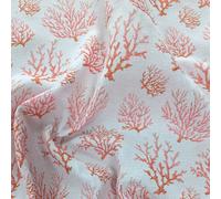 Tissu jacquard tissé teint polyester 215 g/m² collection CORAIL rose