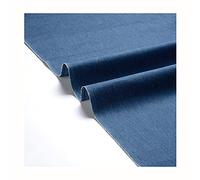 Tissu jean Tissu Denim Extensible Doux Textile de Maison Matériaux D'artisanat pour Coudre des Vêtements, Des Jeans Populaires, des Nappes et des Accessoires pour La (Size:100x140 cm,Color:Bleu)