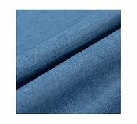 Tissu jean Tissu en Denim Doux Textile de Maison Matériaux D'artisanat pour Coudre Des Vêtements, Jeans Populaires, Nappes et Des Accessoires pour la Maison Vendu au Mèt(Size:1x1.5 m,Color:Bleu clair)