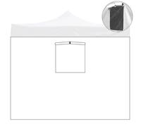 Tissu latéral de gazebo avec fenêtre blanc imperméable pour gazebo refermable 20
