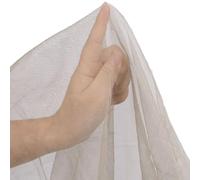 Tissu maillé de Protection Contre Les Champs électromagnétiques/5G,Tissu en Fibre d'argent Respirant,matériau Anti-radiations à Monter soi-même pour moustiquaires/Rideaux,150x200cm