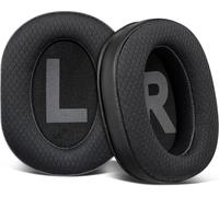 Tissu Maille Mousse Coussin Coussinets pour Plantronics (Poly) Rig 600 Pro HS, Rig 700(HD/HX/HS), Rig 700 Pro(HS/HX), Rig 800(HD/HS/LX), Rig 800 Pro(HD/HX/HS), Rig 900 Max HX Casque