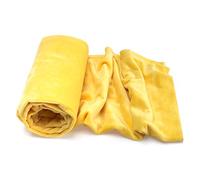 Tissu minkee lisse modèle 50x160 cm (Jaune)