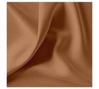 Tissu molleton gratté sanforisé uni 015 Caramel - Vendu au mètre 015 Caramel