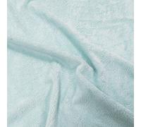 Tissu motif uni BAMBOUNETTE fibre de bambou bleu jade