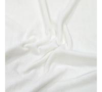 Tissu motif uni BAMBOUNETTE fibre de bambou gris écru