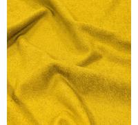 Tissu motif uni BAMBOUNETTE fibre de bambou jaune curcuma