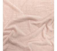 Tissu motif uni BAMBOUNETTE fibre de bambou rose