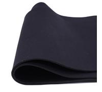 Tissu Néoprène Tissus en néoprène 2-5mm, imperméables, coupe-vent for la plongée, Anti-Protection contre les chocs électriques Tissu épais En Néoprène(0.3cm Black,13cm X 45 cm)