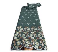 Tissu Nigérian En Coton Et Dentelle Sèche, 5Yards, À La Mode, Voile Suisse, Pierres Brodées, For Femmes, Robes De Soirée Bal Un Design Magnifique Et éLéGant(LY4180-3)