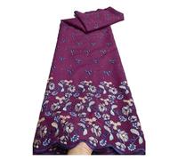 Tissu Nigérian En Coton Et Dentelle Sèche, 5Yards, À La Mode, Voile Suisse, Pierres Brodées, For Femmes, Robes De Soirée Bal Un Design Magnifique Et éLéGant(LY4180-5)